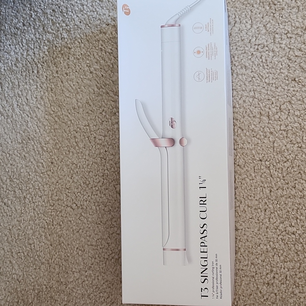 T3 singlepass curling iron 1 1/4"